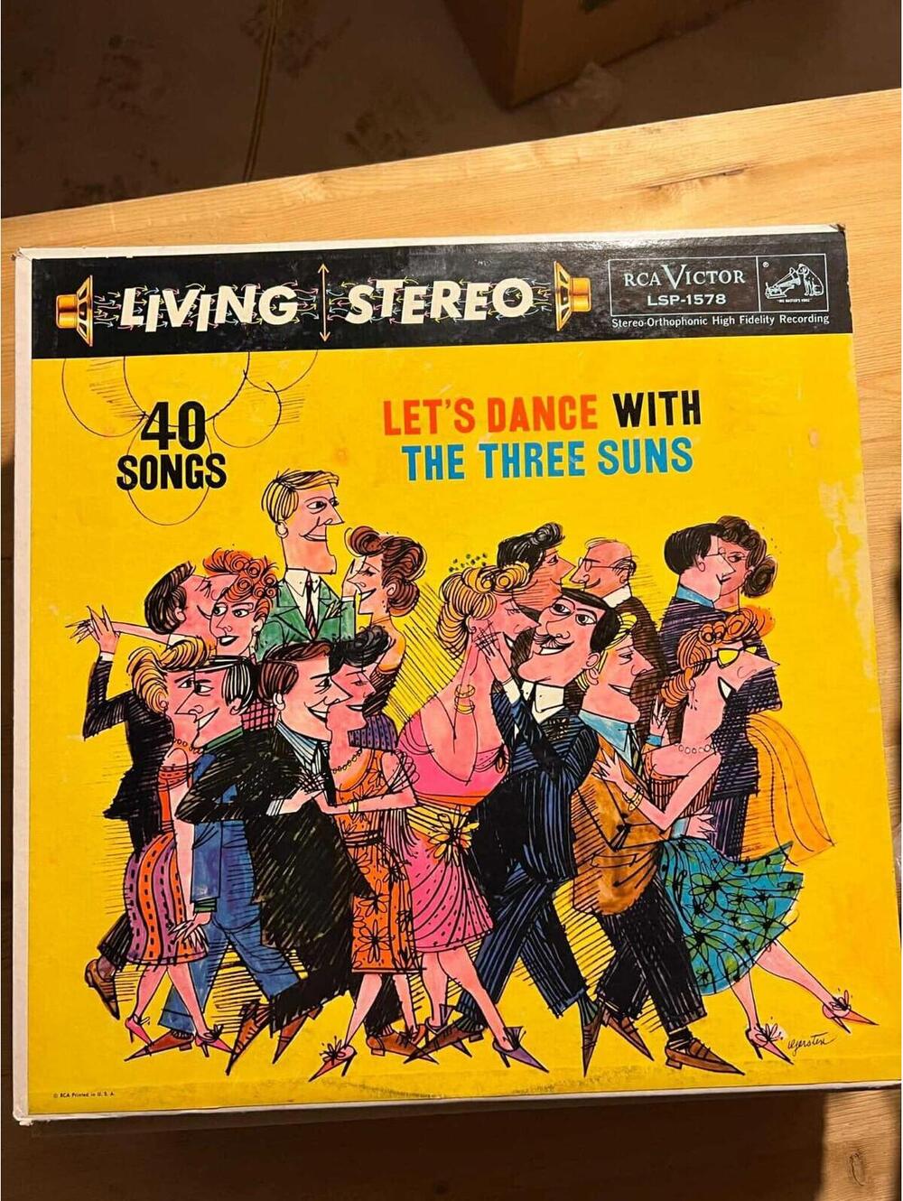 The Three Suns – Let's Dance With The Three Suns Vintage 33rpm VG+ AB24